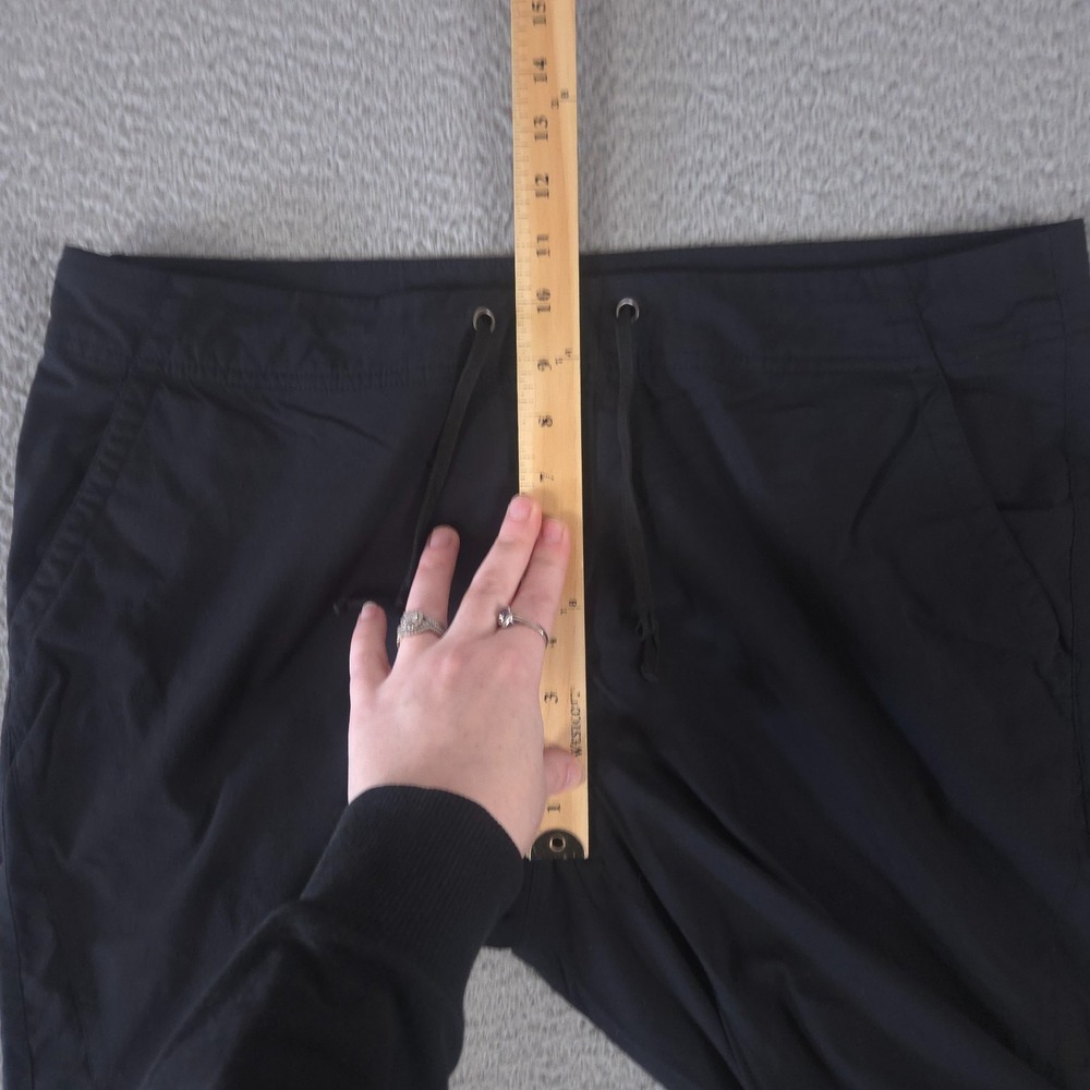 Columbia Shorts Womens 16 Black 13" Anytime Outdoor Long Chino Omni-Shield Nylon - Picture 4 of 11